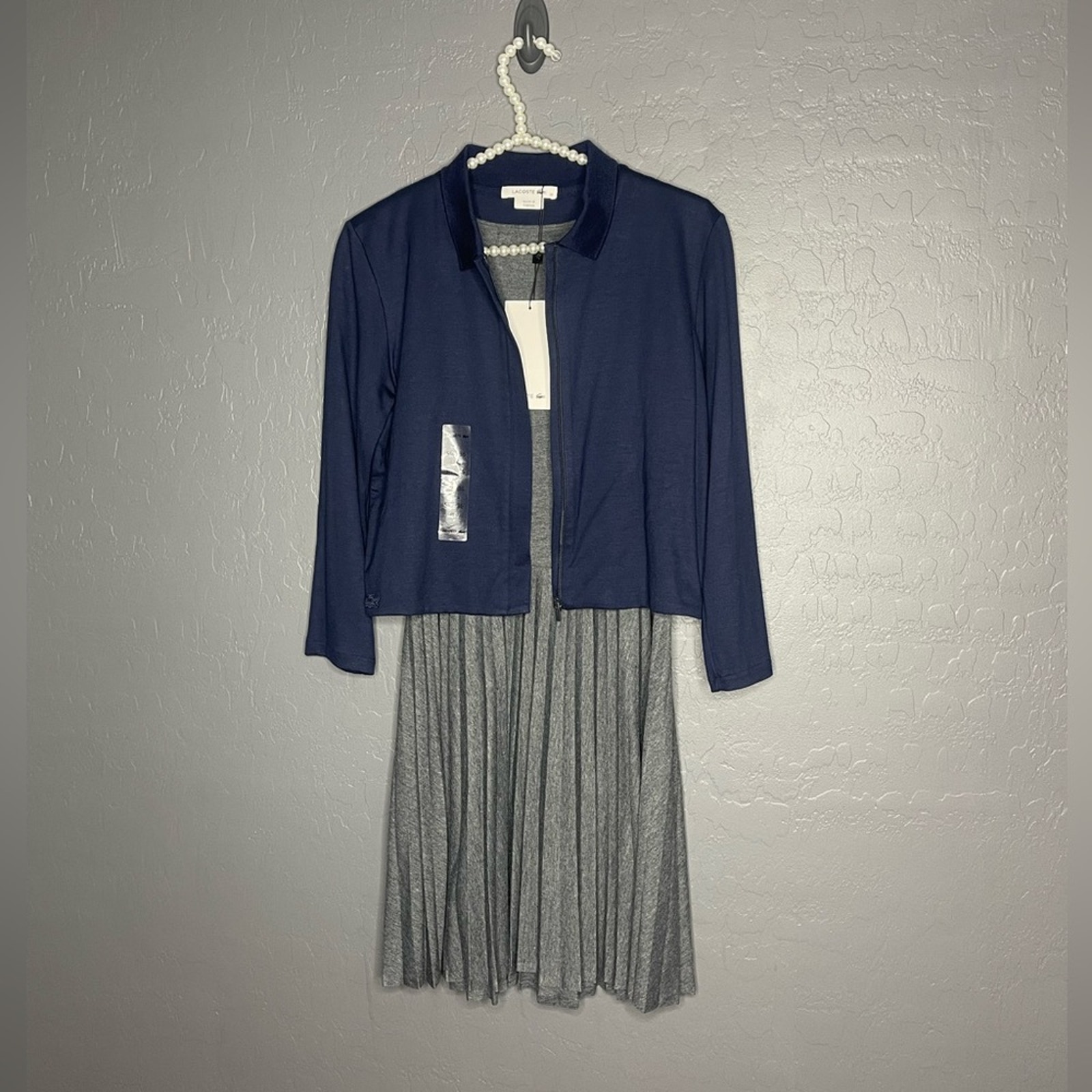 Lacoste Dress With Pleated Skirt
